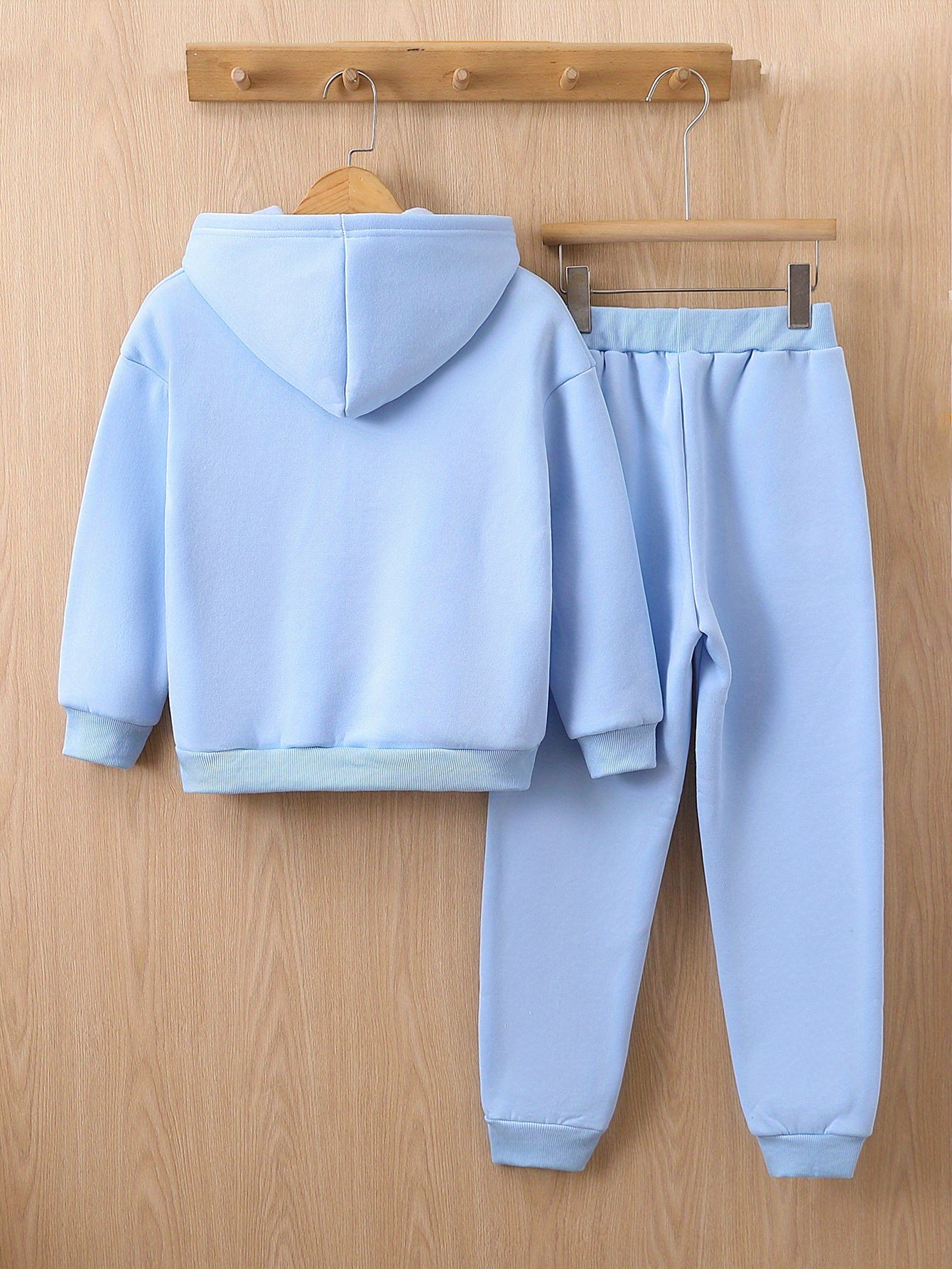 2 Pcs Girls Sweatshirt Top and Bottom Set