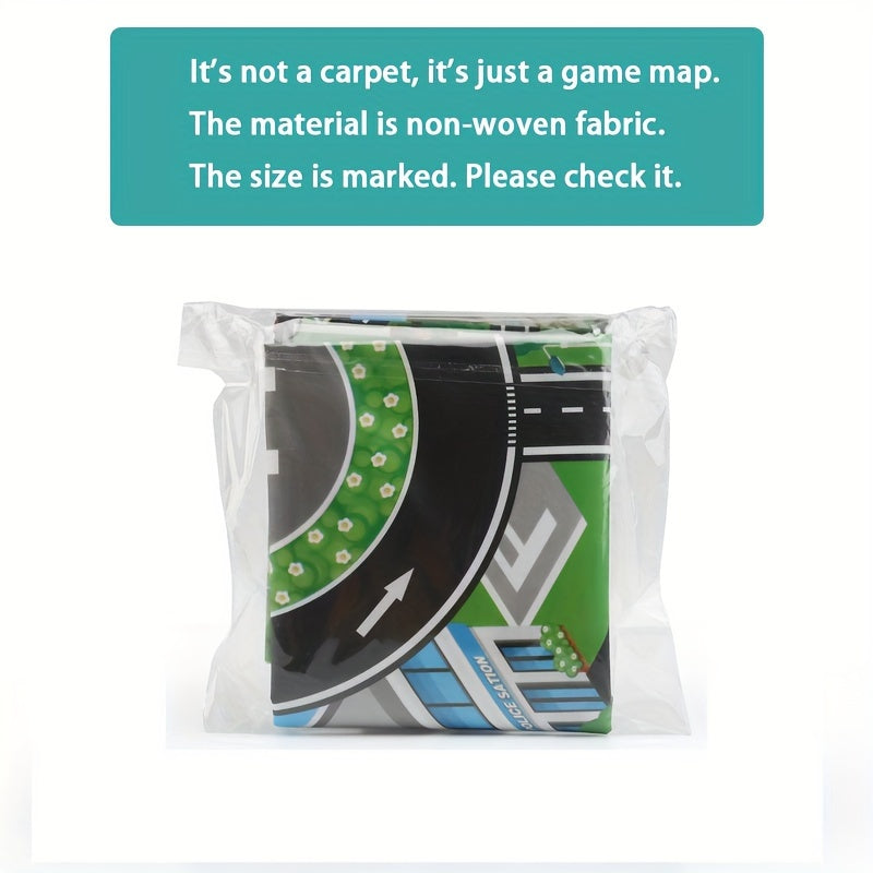 Large City Traffic Play Mat