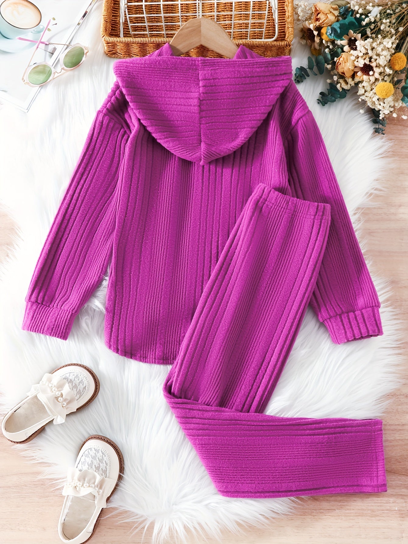Ribbed Hoodies and Pants