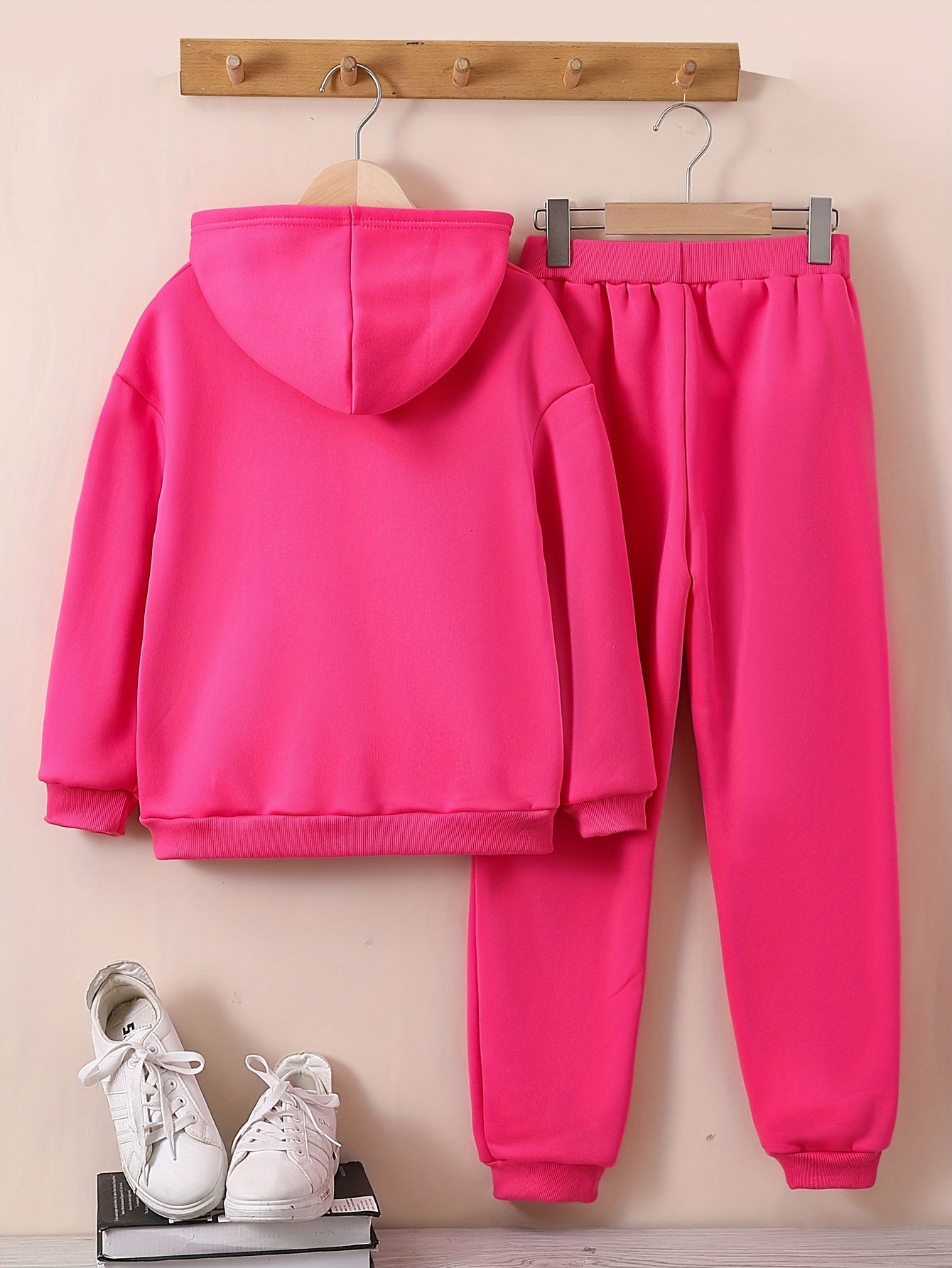 2 Pcs Girls Sweatshirt Top and Bottom Set