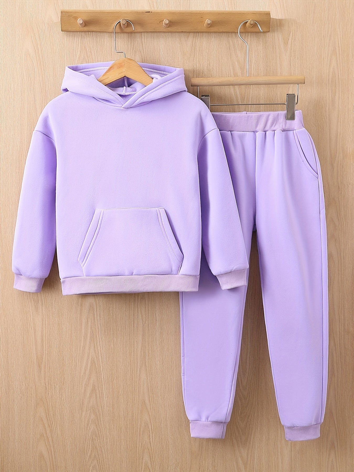 2 Pcs Girls Sweatshirt Top and Bottom Set