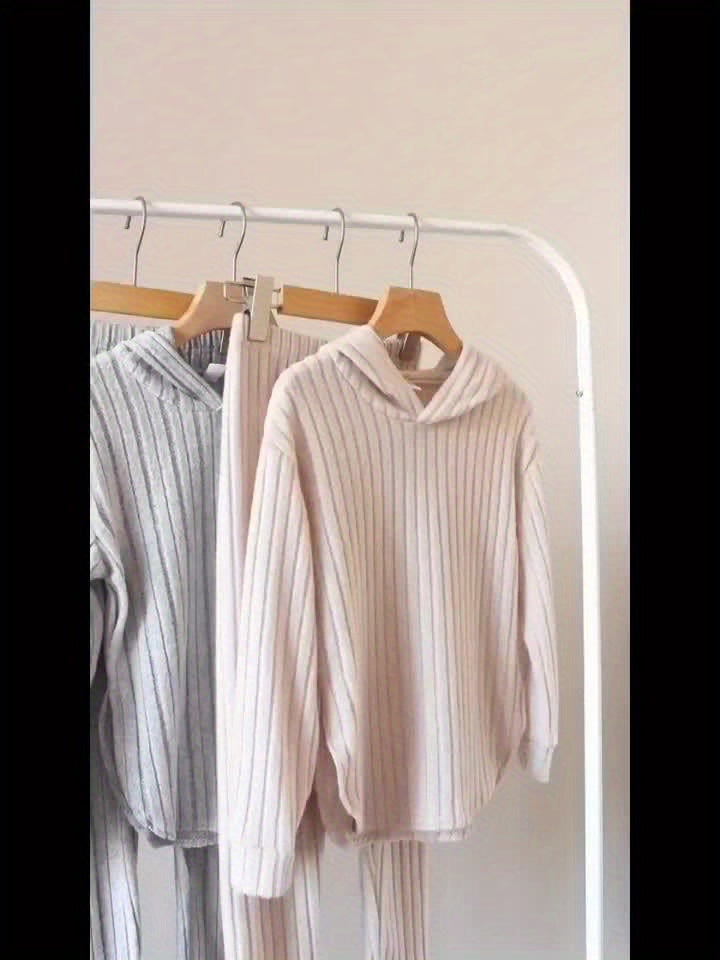 Ribbed Hoodies and Pants