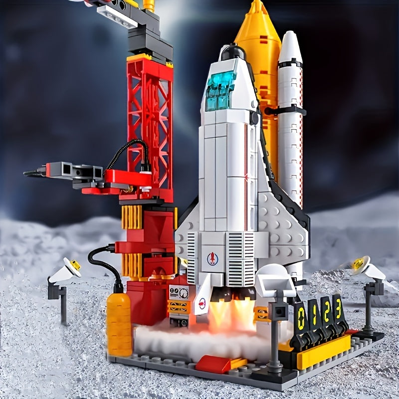 Space-themed Model Blocks Toys