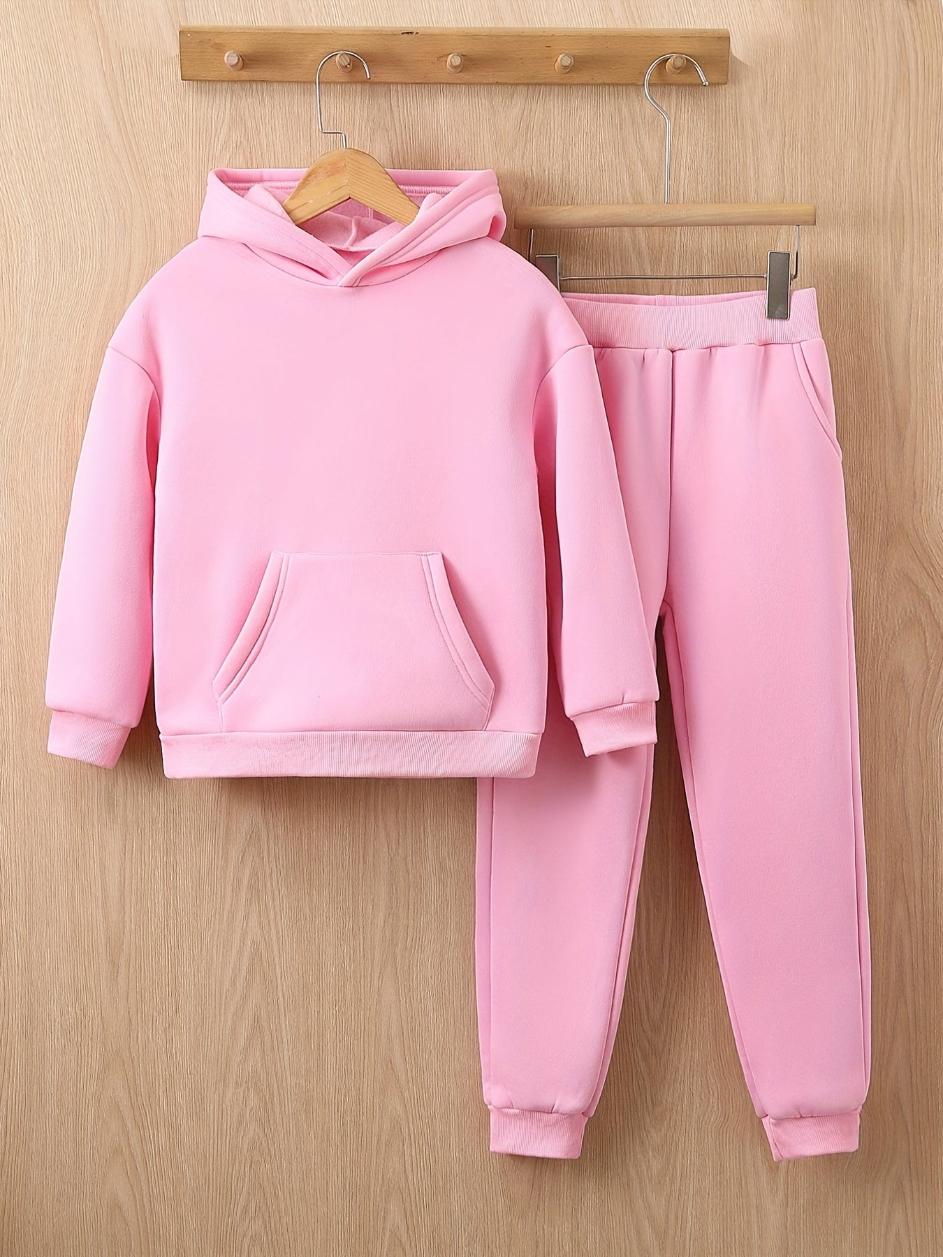2 Pcs Girls Sweatshirt Top and Bottom Set
