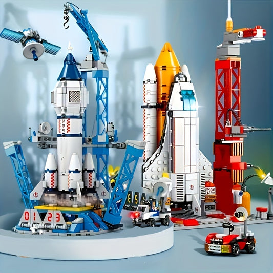 Space-themed Model Blocks Toys