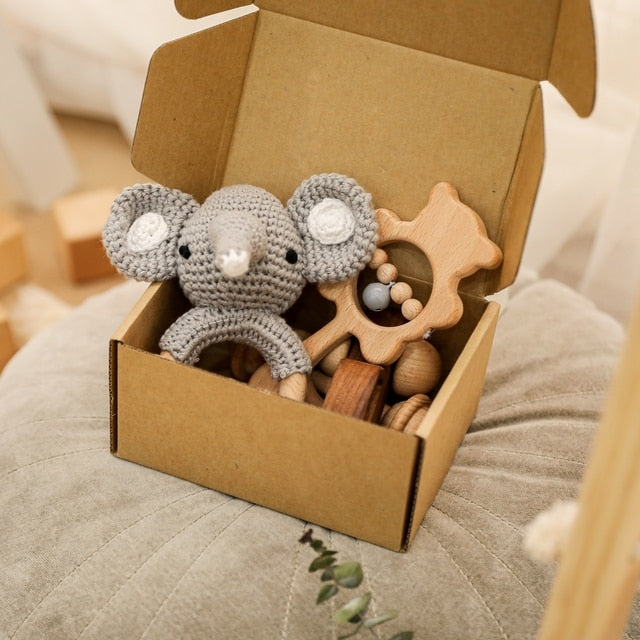 Baby Towel Newborn Bath Toy Set Gifts Box