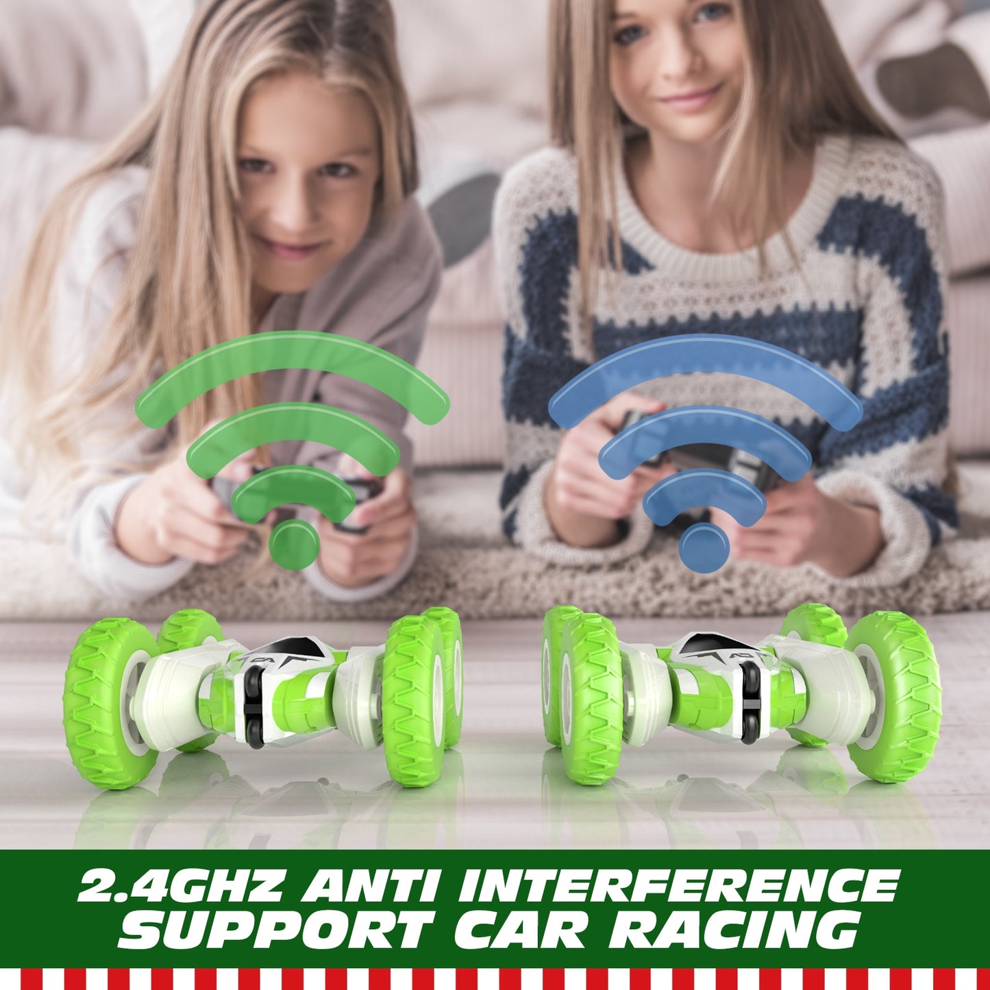 Sinovan Mini  Stunt Car Double Sided Flips 360° Rotating