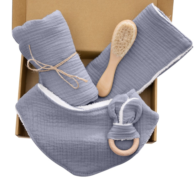 Baby Towel Newborn Bath Toy Set Gifts Box