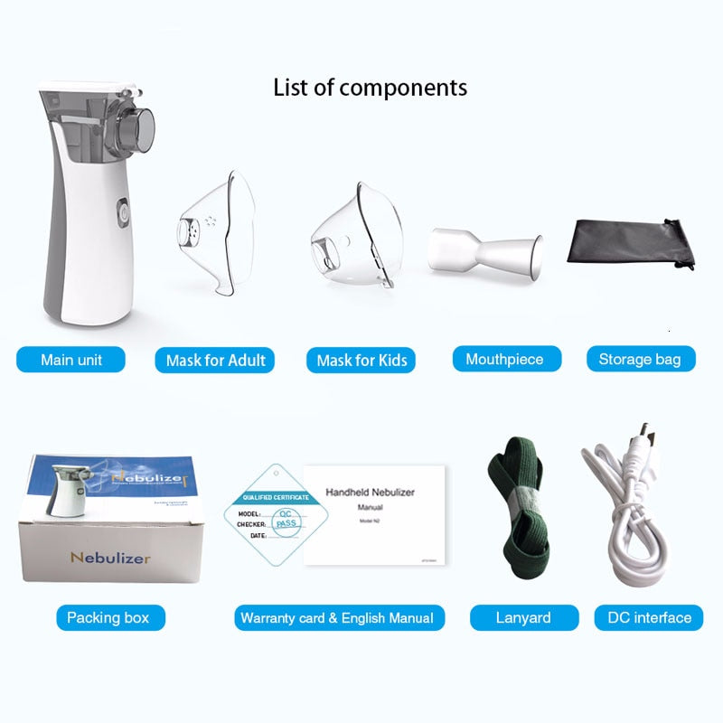 Medical Portable Silent Nebulizer Mini Handheld Inhaler