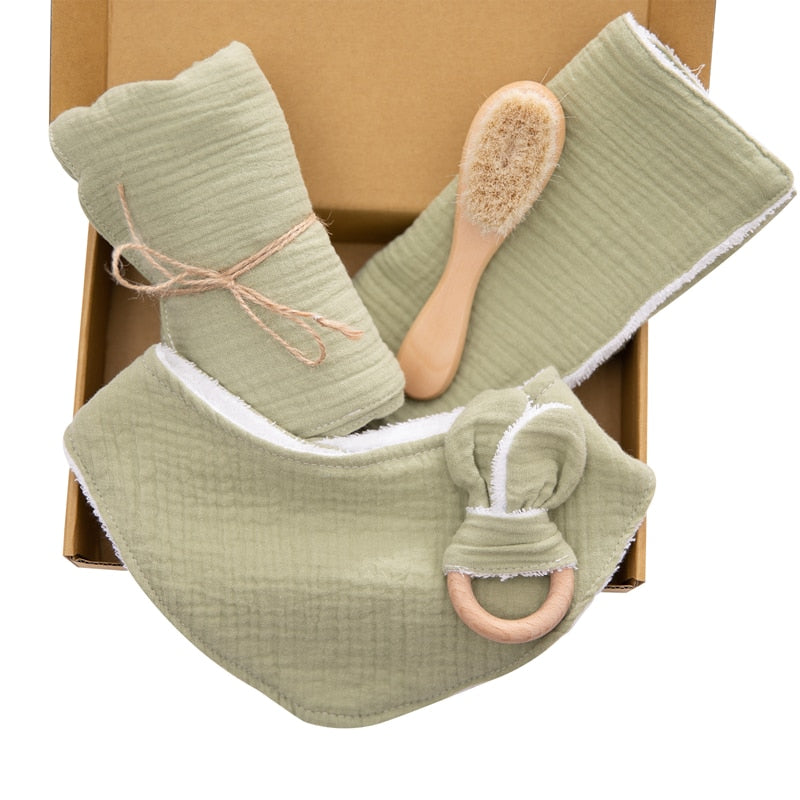 Baby Towel Newborn Bath Toy Set Gifts Box