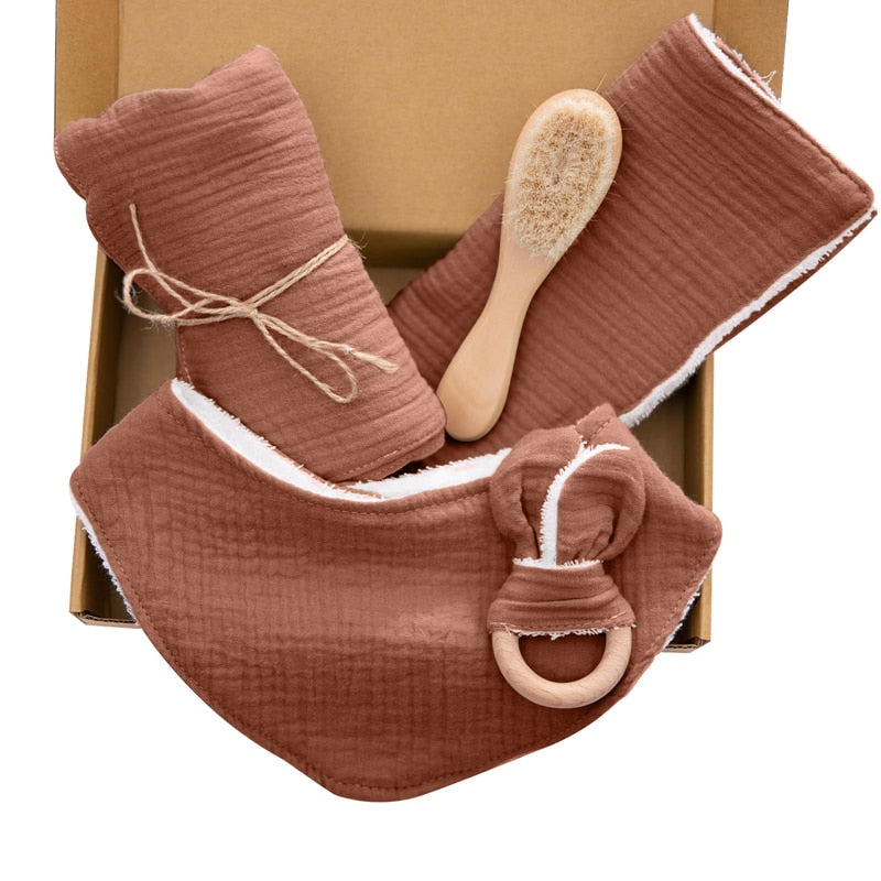 Baby Towel Newborn Bath Toy Set Gifts Box