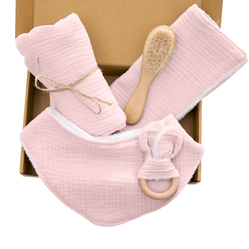 Baby Towel Newborn Bath Toy Set Gifts Box