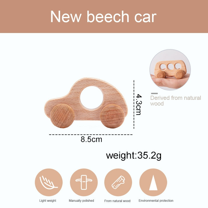 1 Pcs Beech Wood Blocks Toys