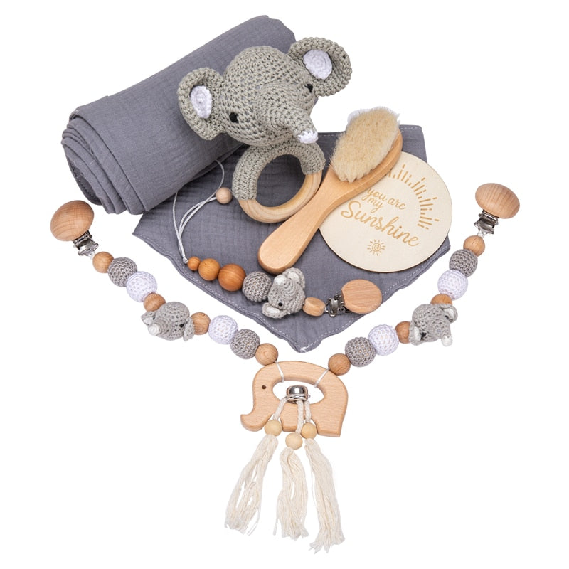 Baby Towel Newborn Bath Toy Set Gifts Box