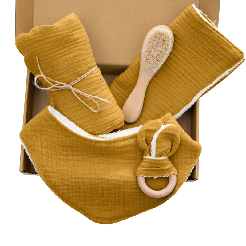 Baby Towel Newborn Bath Toy Set Gifts Box