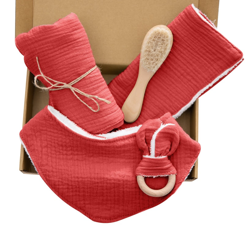 Baby Towel Newborn Bath Toy Set Gifts Box