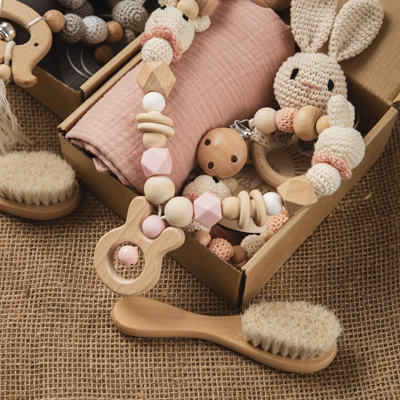 Baby Towel Newborn Bath Toy Set Gifts Box