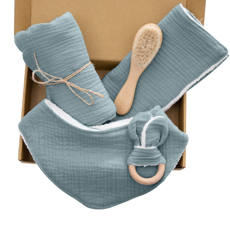 Baby Towel Newborn Bath Toy Set Gifts Box