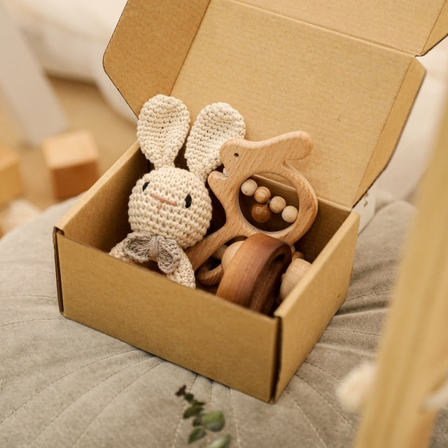 Baby Towel Newborn Bath Toy Set Gifts Box