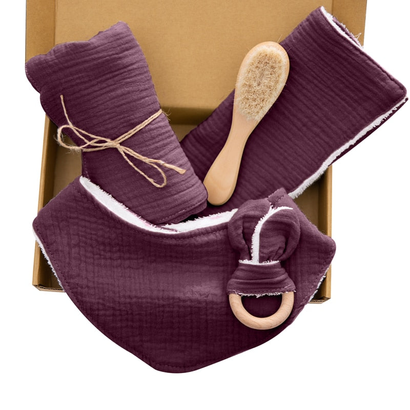 Baby Towel Newborn Bath Toy Set Gifts Box