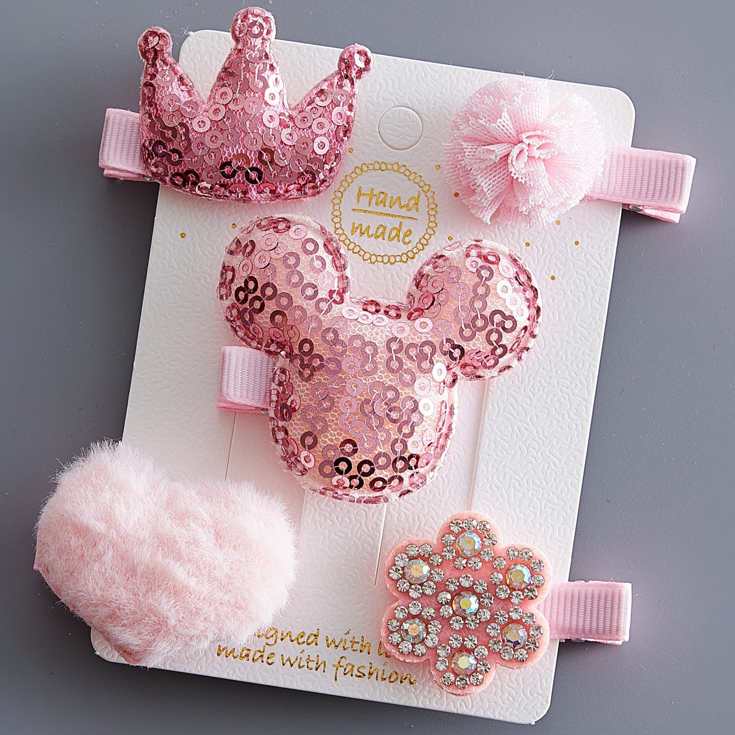 5/6Pcs/Set Hair Clip Set Baby Bow Hairpins for Girls Hair Accessories