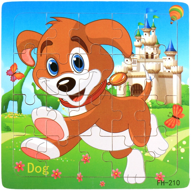 New 20 Piece Montessori 3d Puzzle