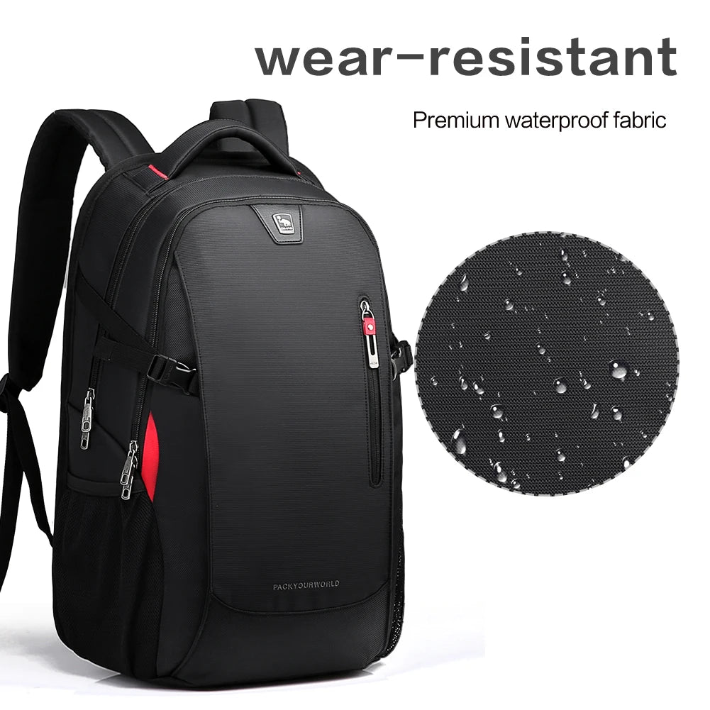OIWAS Laptop Backpacks 14 Inch School Bags Waterproof Nylon 29L Casual