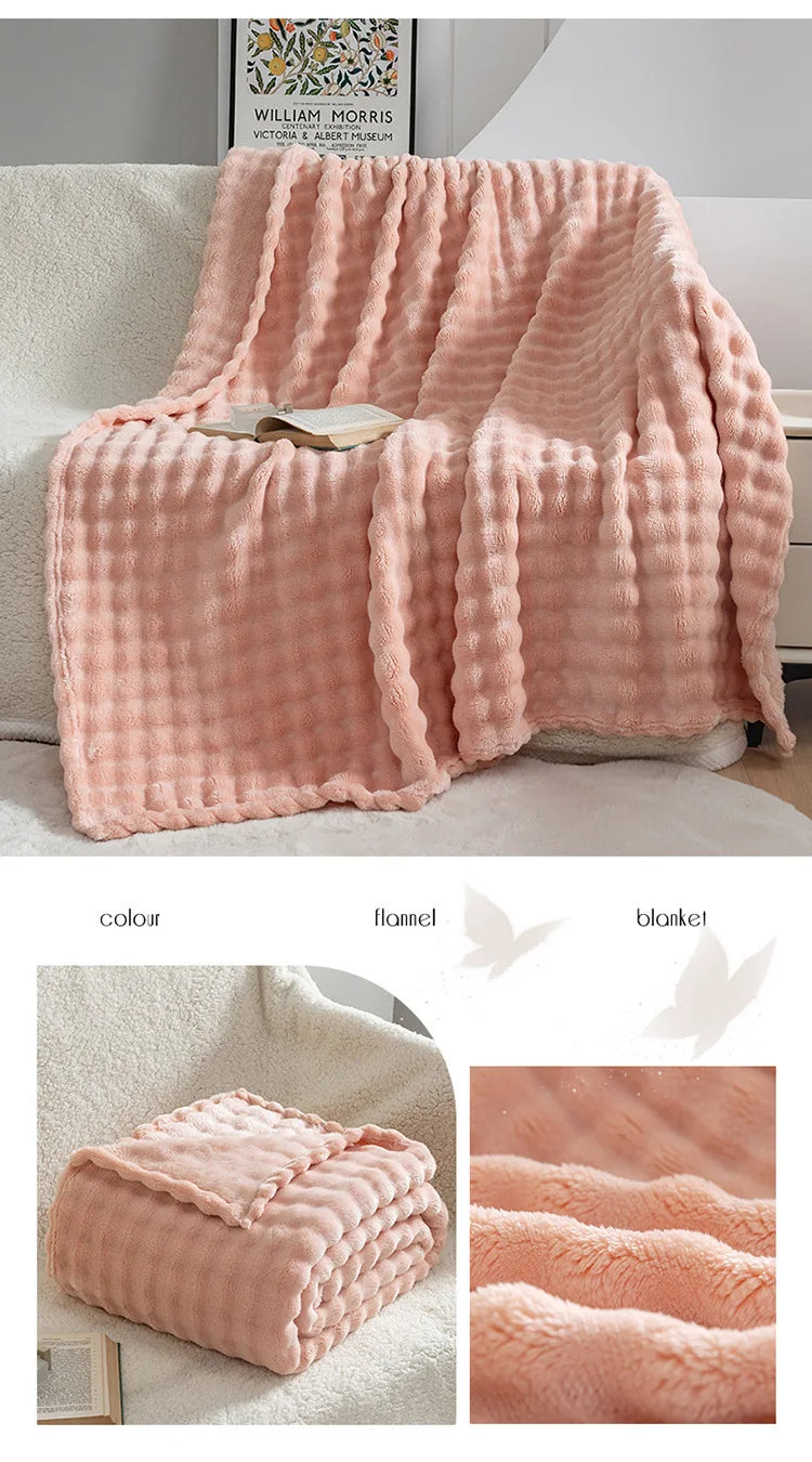 Fluffy Super Soft Flannel Blanket