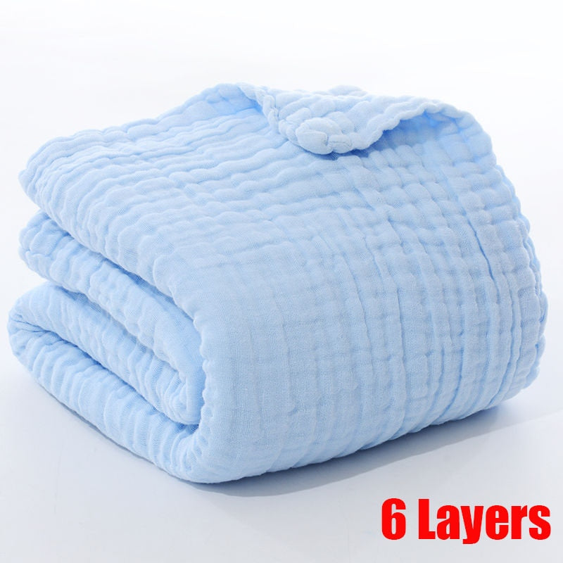 100% Cotton Towel Blanket For Newborn Baby