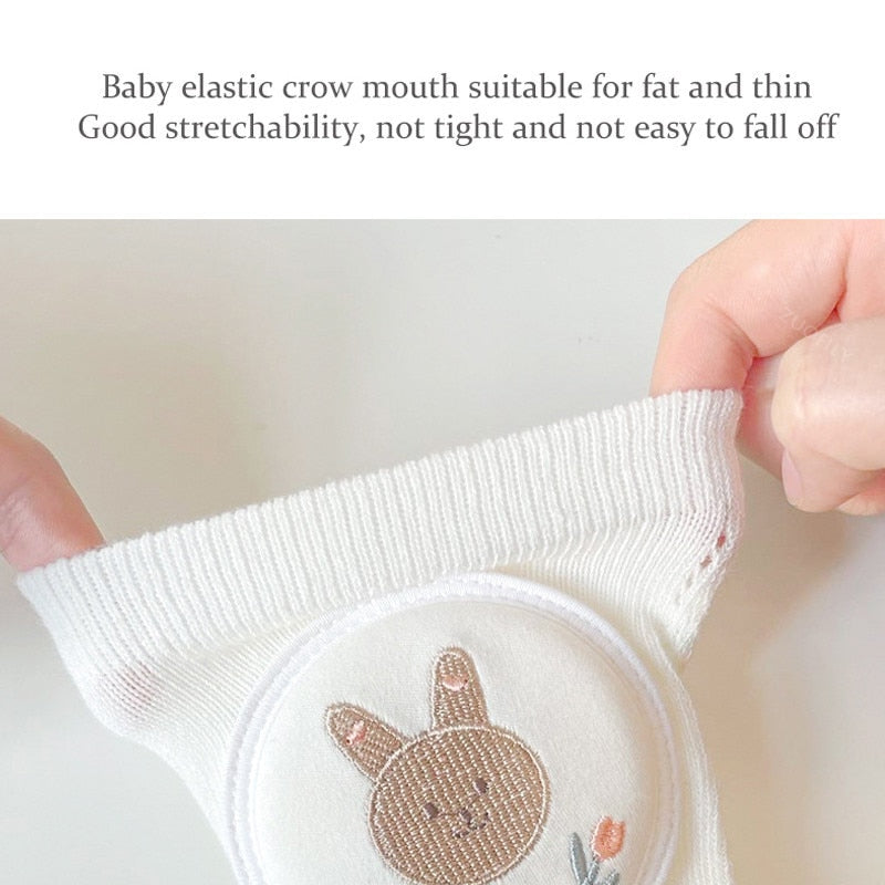 Baby Knee Pads Cotton Mesh Crawling Elbow Toddler Protector Safety Infant Kneepad Leg Warmer Kids Cushion Legging