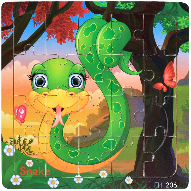 New 20 Piece Montessori 3d Puzzle