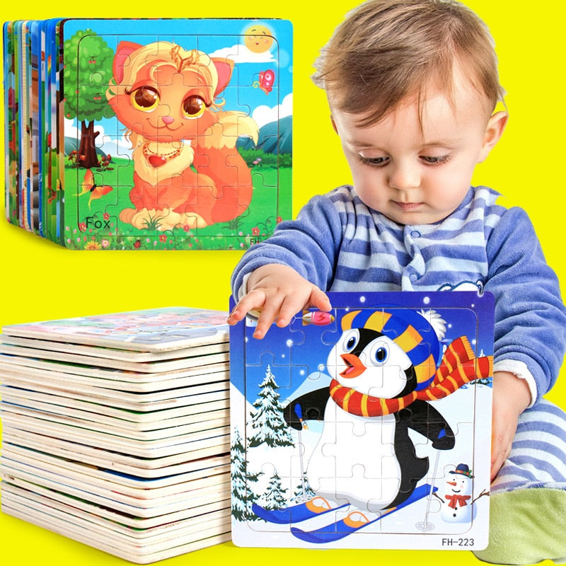 New 20 Piece Montessori 3d Puzzle