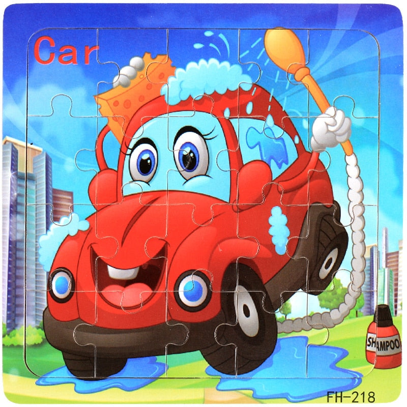 New 20 Piece Montessori 3d Puzzle