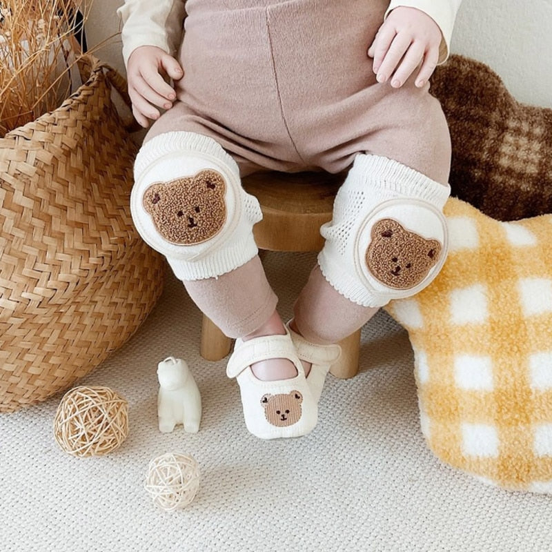 Baby Knee Pads Cotton Mesh Crawling Elbow Toddler Protector Safety Infant Kneepad Leg Warmer Kids Cushion Legging