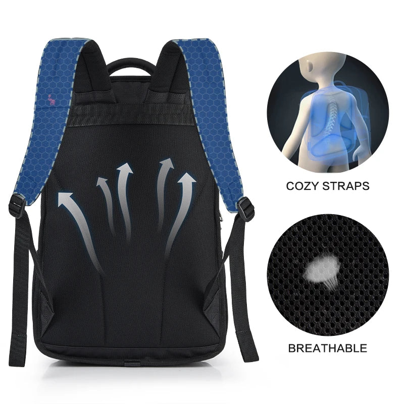 OIWAS Laptop Backpacks 14 Inch School Bags Waterproof Nylon 29L Casual