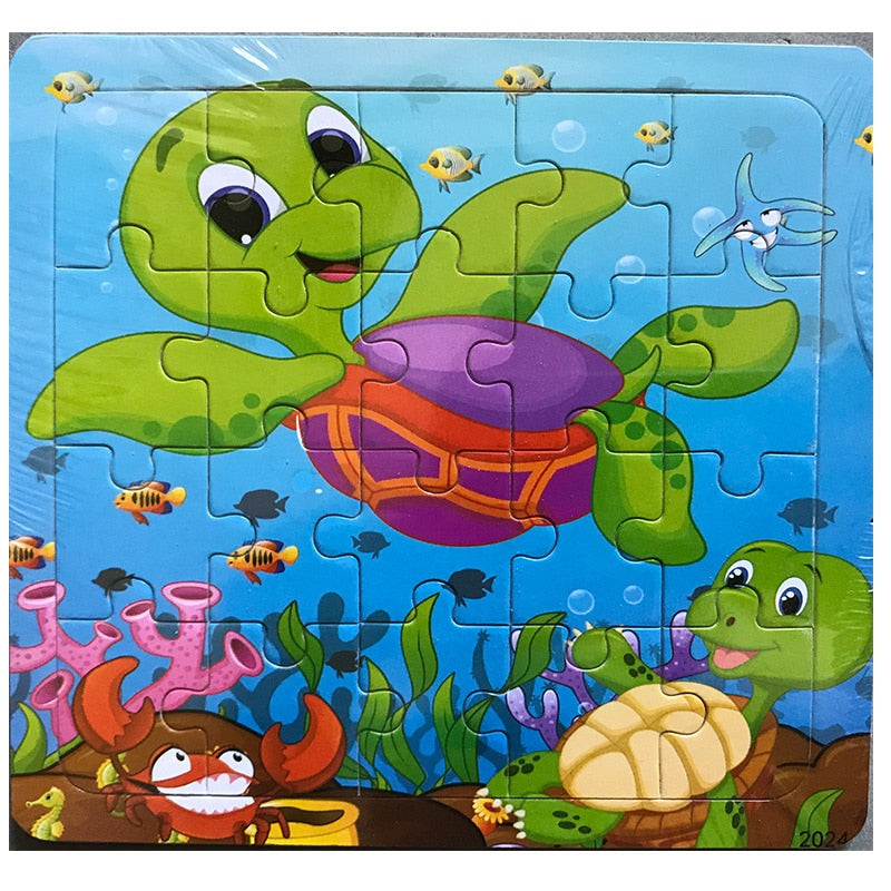 New 20 Piece Montessori 3d Puzzle