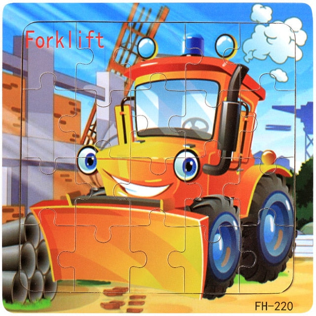 New 20 Piece Montessori 3d Puzzle