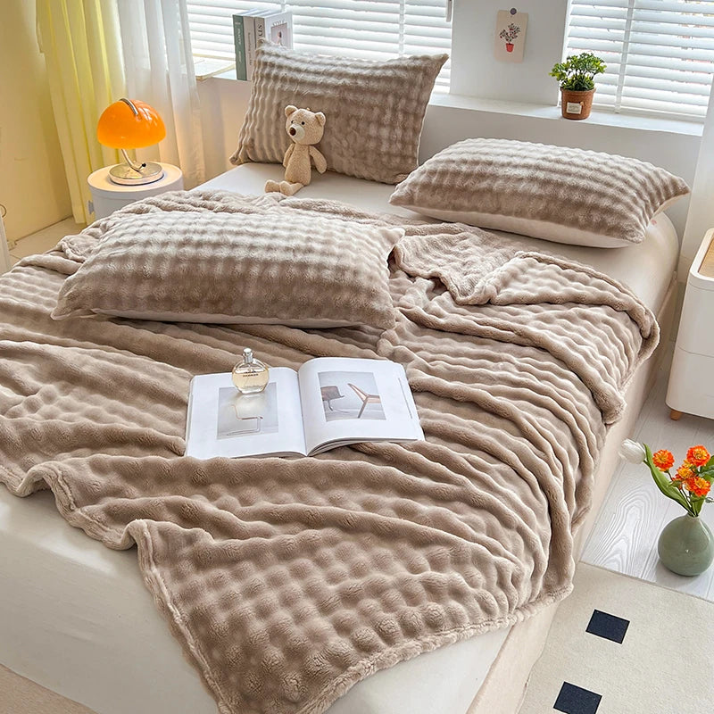 Fluffy Super Soft Flannel Blanket