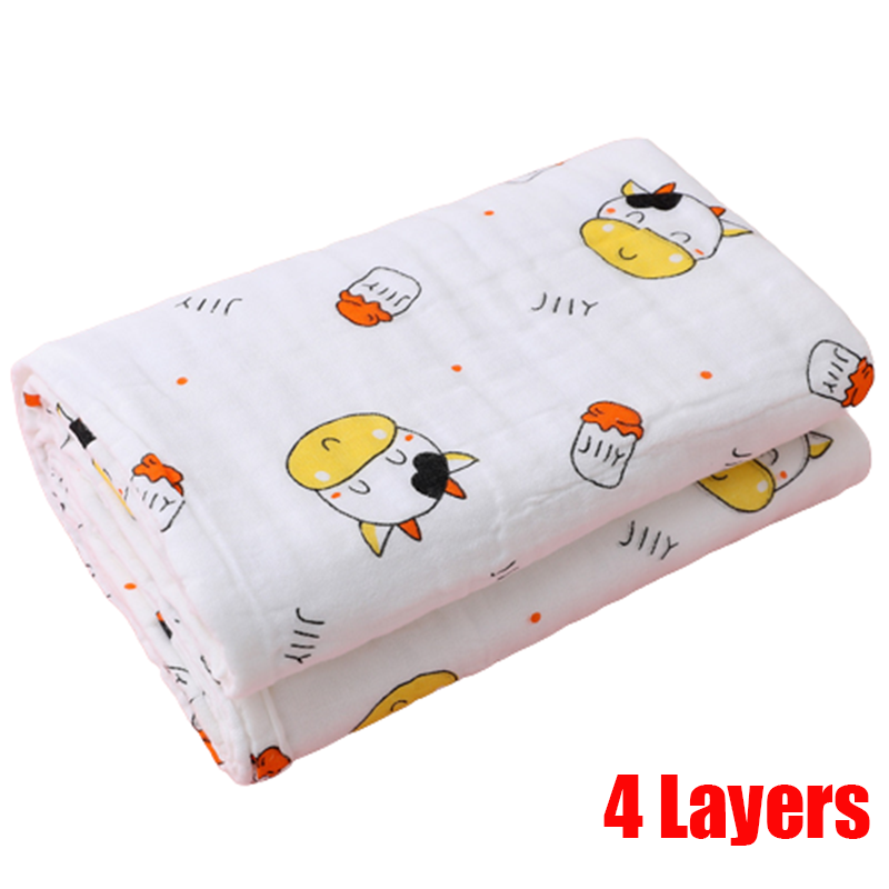 100% Cotton Towel Blanket For Newborn Baby
