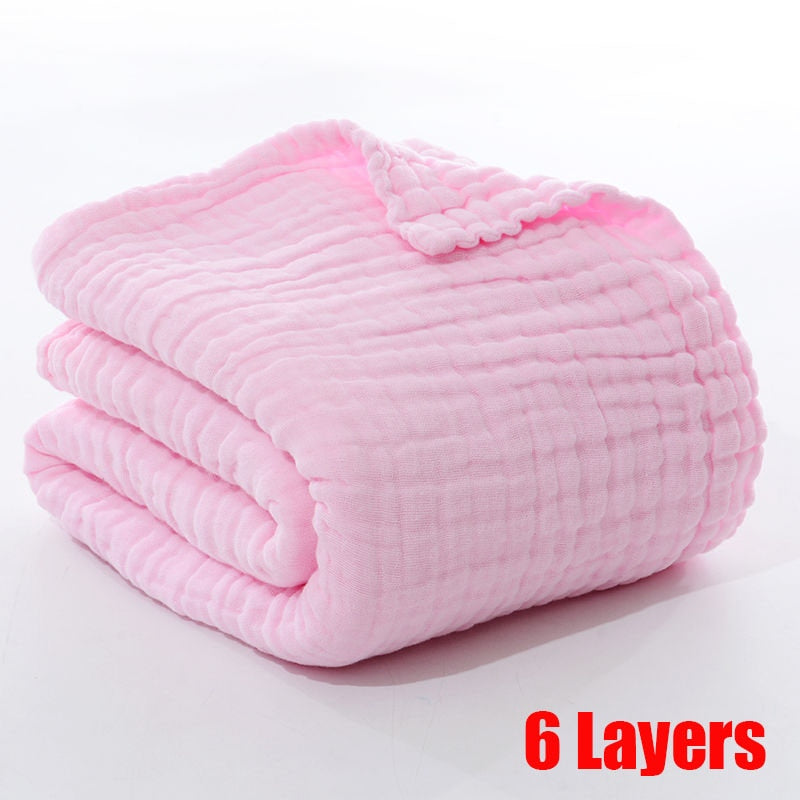 100% Cotton Towel Blanket For Newborn Baby