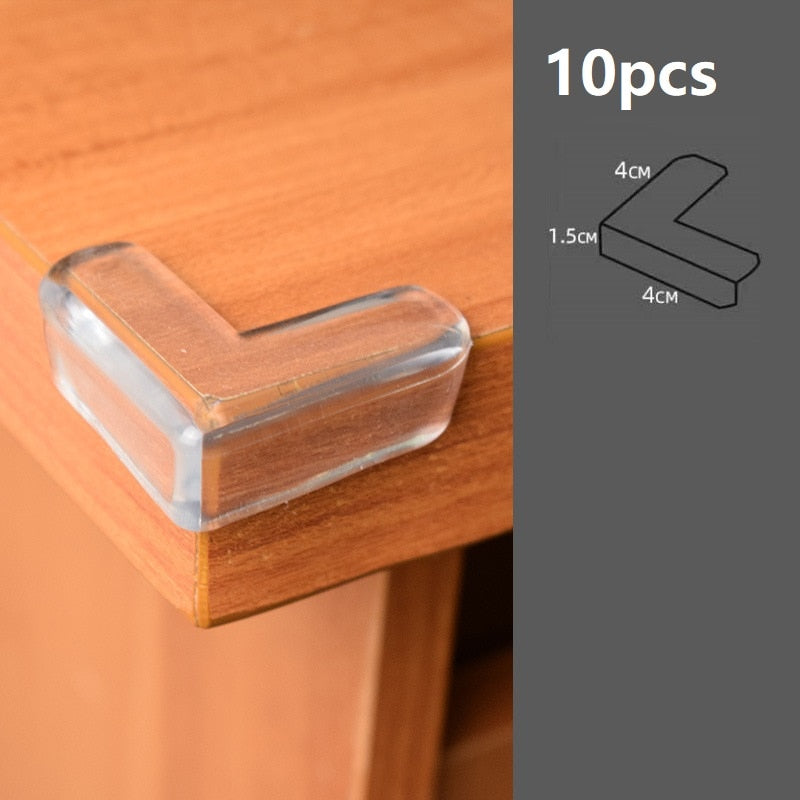 10pcs Baby Safety Silicone Protector Table Corner Edge