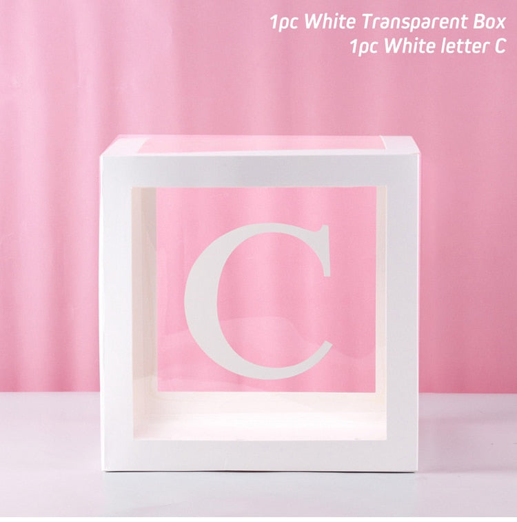 Alphabet Name Box & Birthday Balloon Box