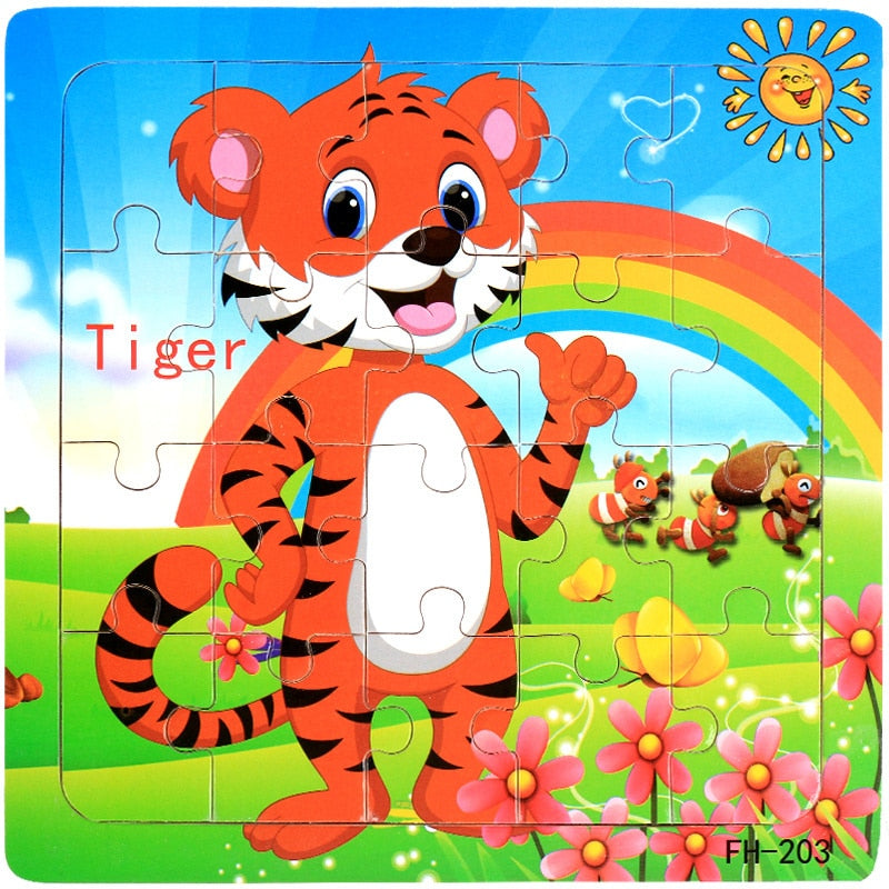New 20 Piece Montessori 3d Puzzle