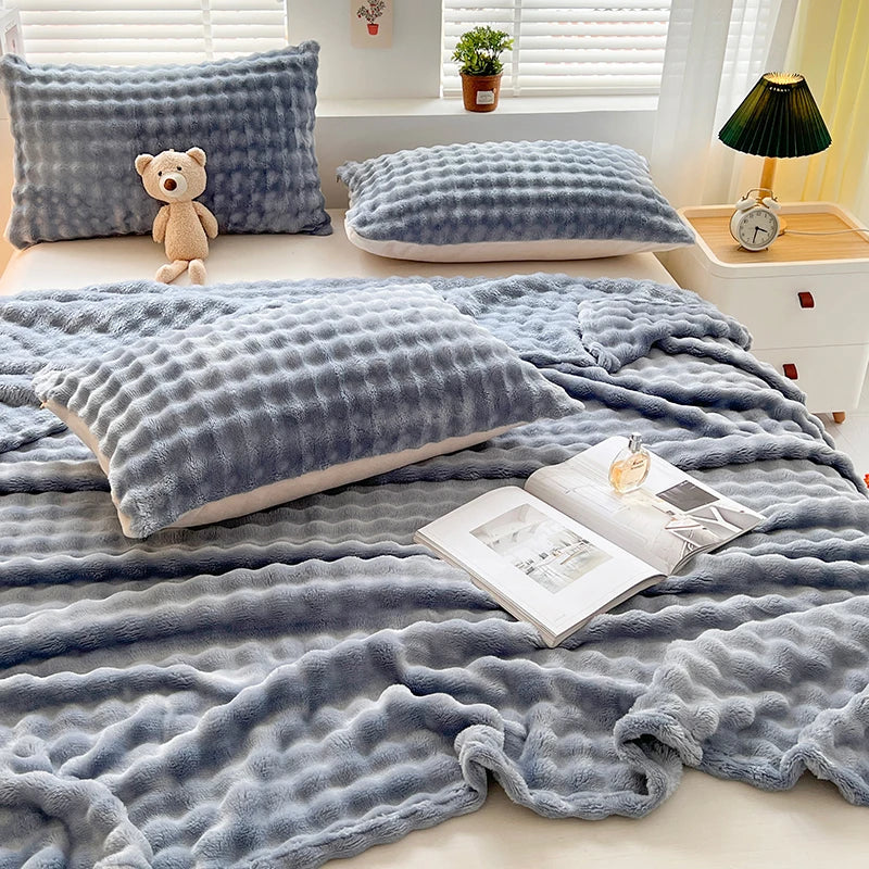 Fluffy Super Soft Flannel Blanket