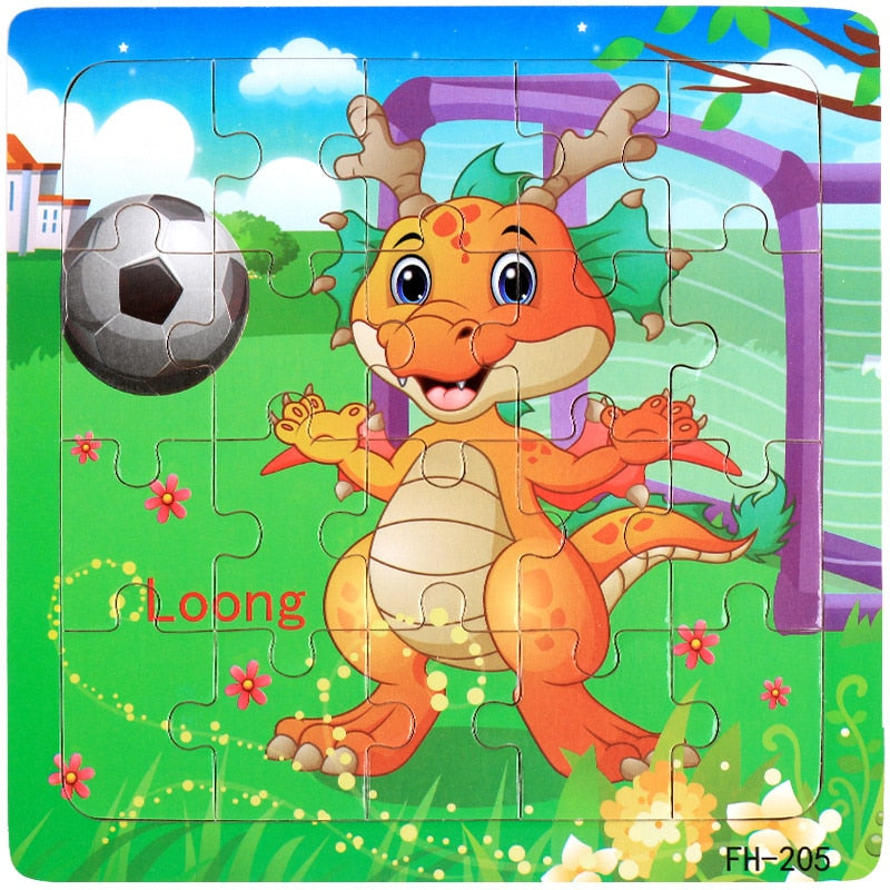 New 20 Piece Montessori 3d Puzzle