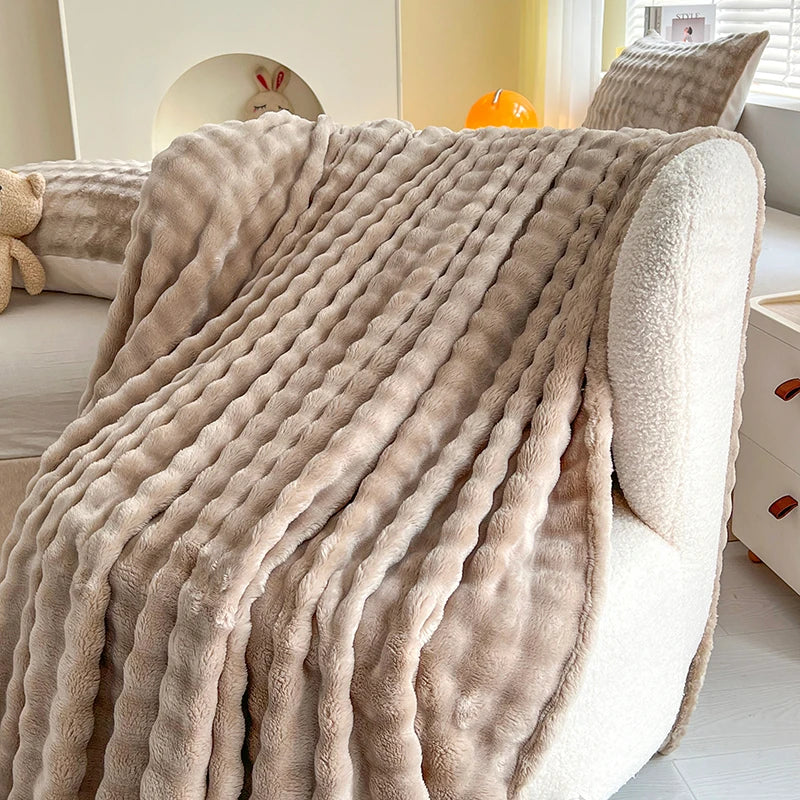Fluffy Super Soft Flannel Blanket