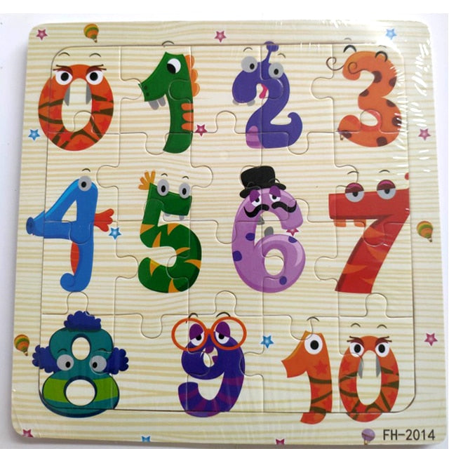 New 20 Piece Montessori 3d Puzzle