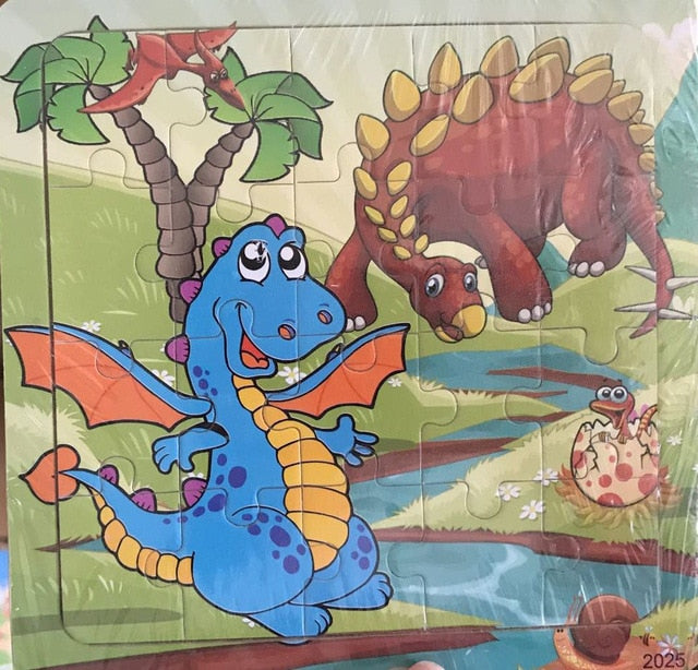 New 20 Piece Montessori 3d Puzzle