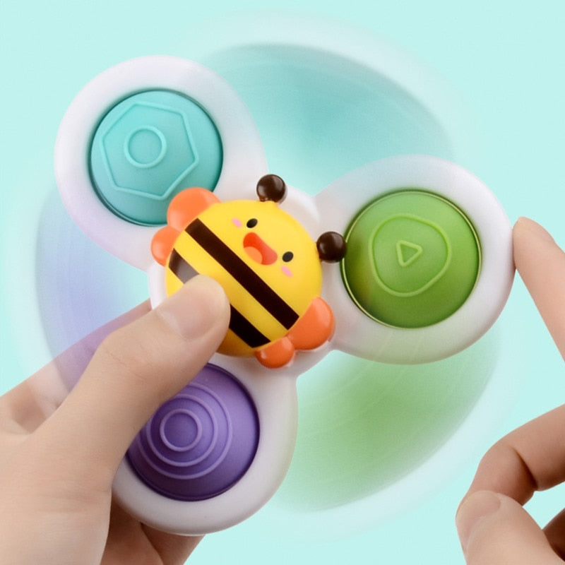 3Pcs/Set Baby Bath Spinner Toy