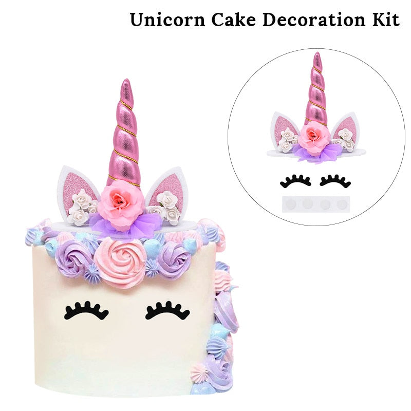 1 Set Rainbow Unicorn Foil Balloons and Cups